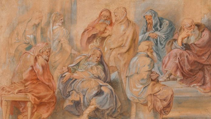 Los siete sabios de Grecia, por Peter Paul Rubens