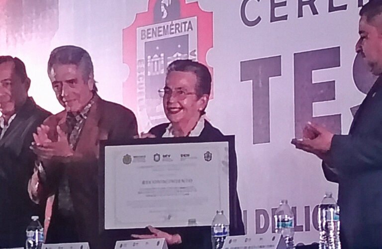 Reconocimiento a la Senadora Gloria Sánchez Hernández