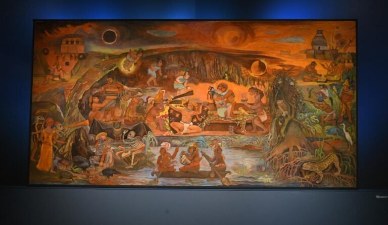 Xibalbá, el inframundo de los mayas, de Rina Lazo, se integra a la colección permanente del Museo del Palacio de Bellas Artes