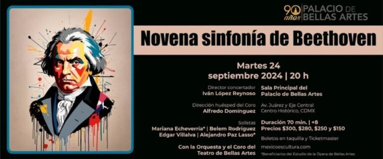 El Inbal se une a la celebración mundial por el 200 aniversario de la Novena sinfonía, de Beethoven