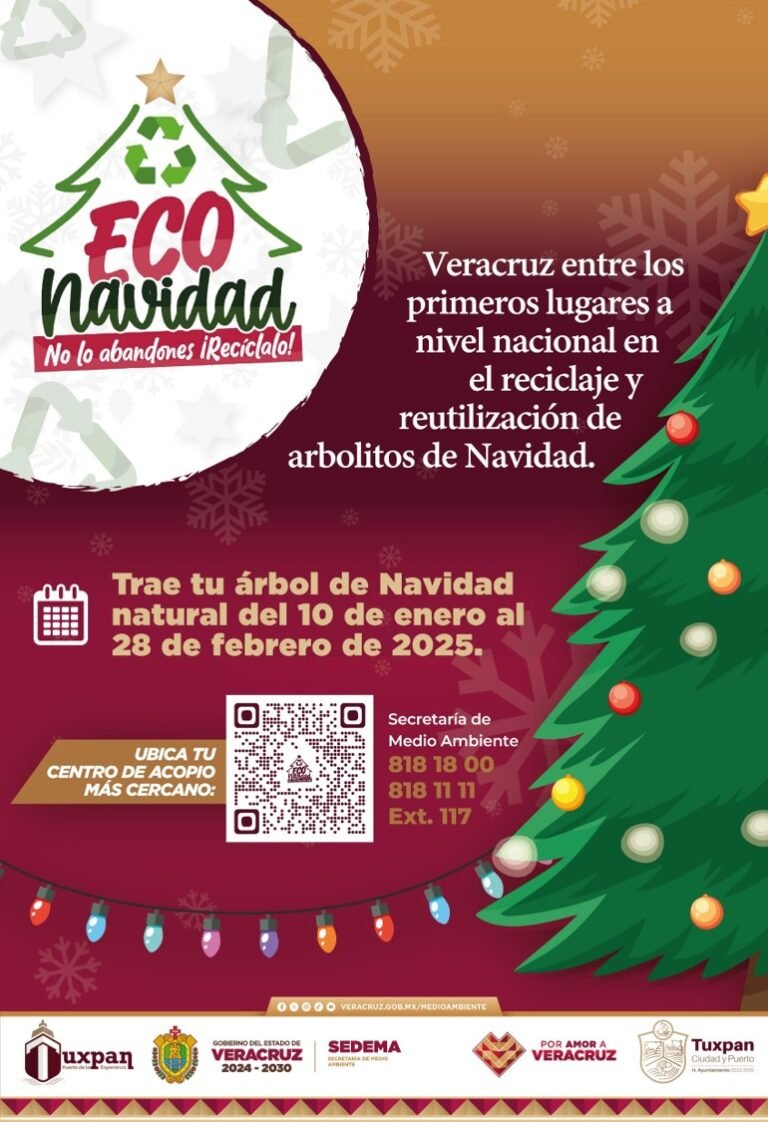 El 10 de enero inicia la campaña Eco Navidad, para reciclar tu árbol