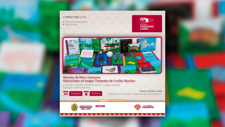 En Papantla, una muestra del libro cartonero nos acerca a la lengua Tutunaku