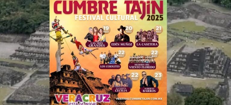 Las Tres Grandes abrirán Cumbre Tajín; Gobernadora invita al primer concierto