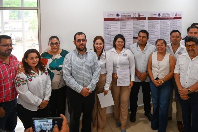 Inició operaciones el Juzgado Cívico Municipal de Tuxpan para dar solución pronta, transparente y expedita a conflictos